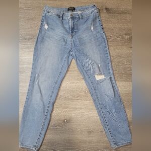Rachel Roy Straight Size 8 or 29 Women's Distressed Denim Jeans